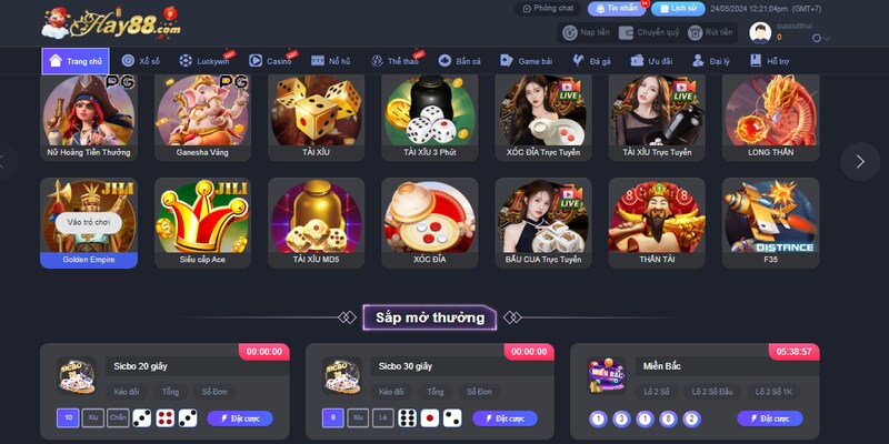 Web sở hữu kho tàng game phong phú, đa dạng, đáp ứng mọi sở thích, nhu cầu